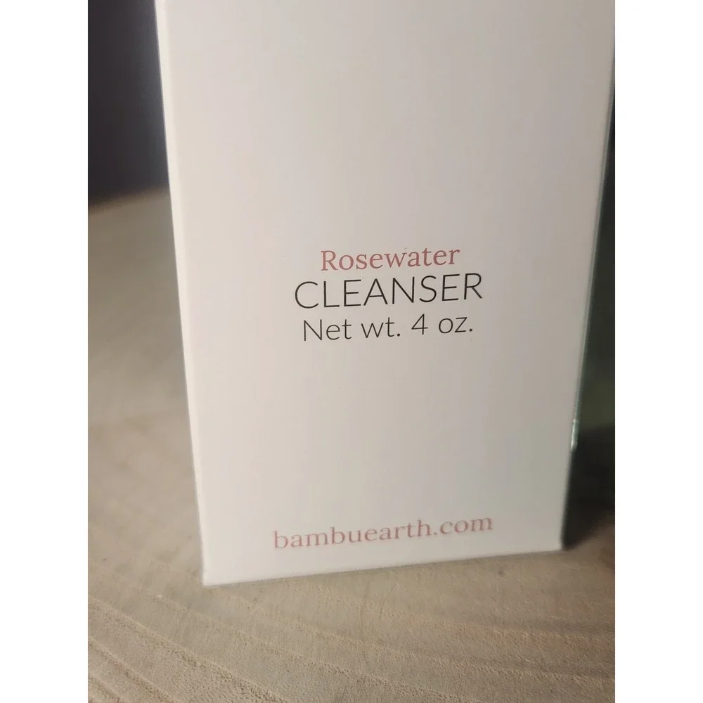 Bambu Earth Rosewater Cleanser 4 oz~NEW In Box